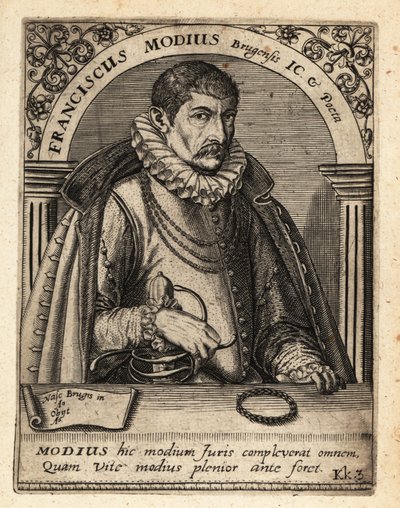 Francois Modius, flamsk jurist og humanist af Theodore de Bry