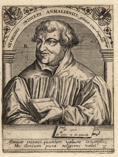George III, Prins af Anhalt-Dessau af Theodore de Bry