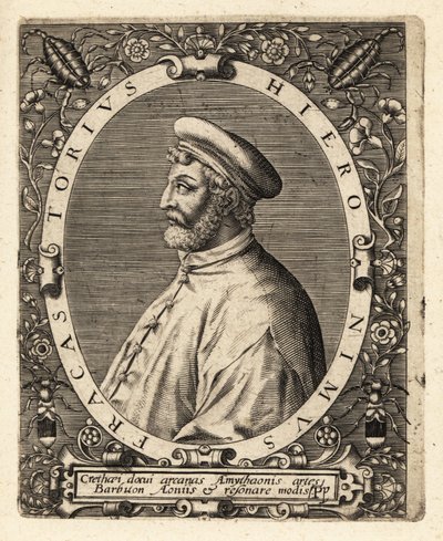 Girolamo Fracastoro, italiensk læge af Theodore de Bry