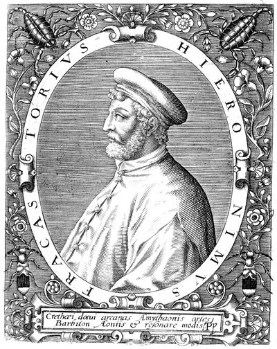 Girolamo Frascatoro, italiensk læge, digter og astronom, slutningen af det 16. århundrede af Theodore de Bry