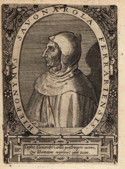 Girolamo Savonarola af Theodore de Bry