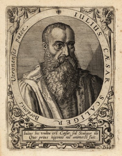 Giulio Cesare della Scala, italiensk lærd. af Theodore de Bry