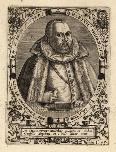 Hartwig Schmidenstedt, tysk retoriker. af Theodore de Bry
