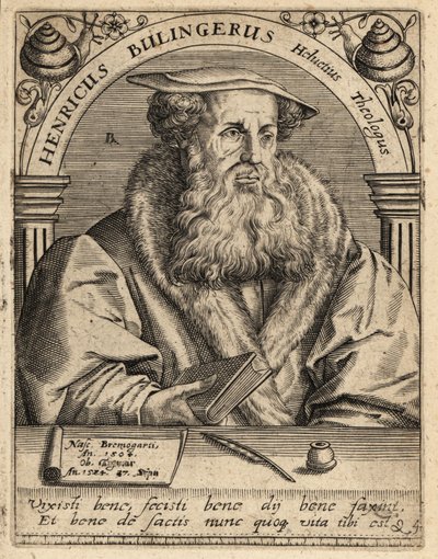 Heinrich Bullinger af Theodore de Bry