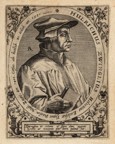 Huldrych Zwingli af Theodore de Bry
