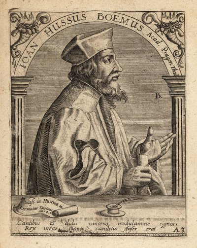 John Hus af Theodore de Bry