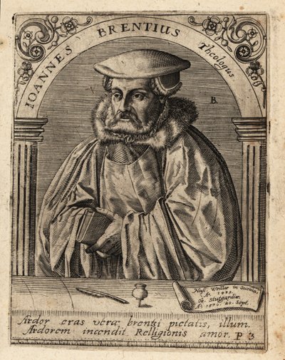 John Brenz af Theodore de Bry