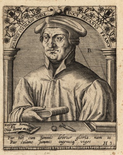 Johann Cochlaeus af Theodore de Bry