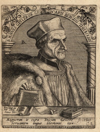 Johann Geiler af Kaisersberg af Theodore de Bry