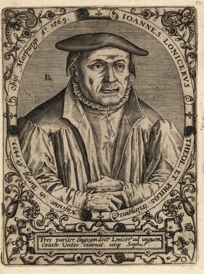 Johann Lonitzer af Theodore de Bry