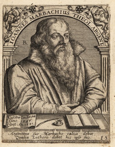 Johann Marbach af Theodore de Bry