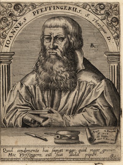 Johann Pfeffinger af Theodore de Bry