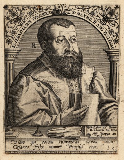 Johann Sebastian Pfauser af Theodore de Bry