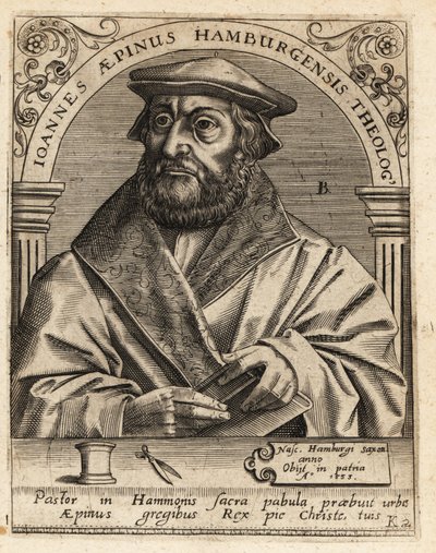 Johannes Aepinus af Theodore de Bry