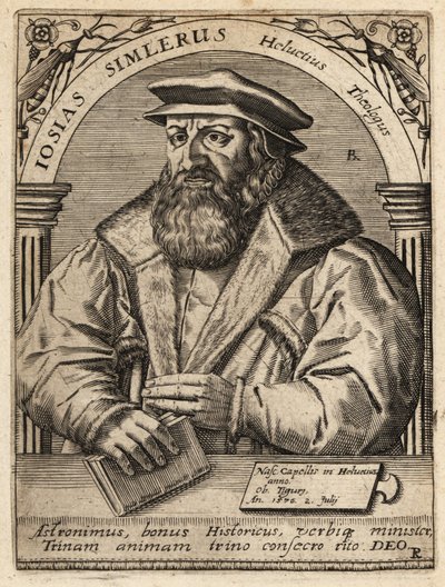 Josias Simmler af Theodore de Bry