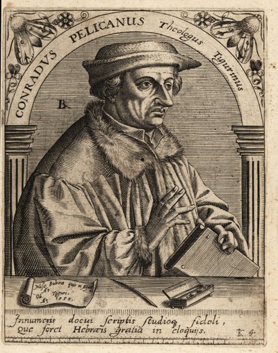Konrad Pellikan af Theodore de Bry