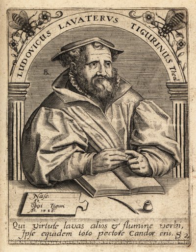 Ludwig Lavater af Theodore de Bry