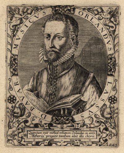 Orlande de Lassus, polyfon komponist. af Theodore de Bry