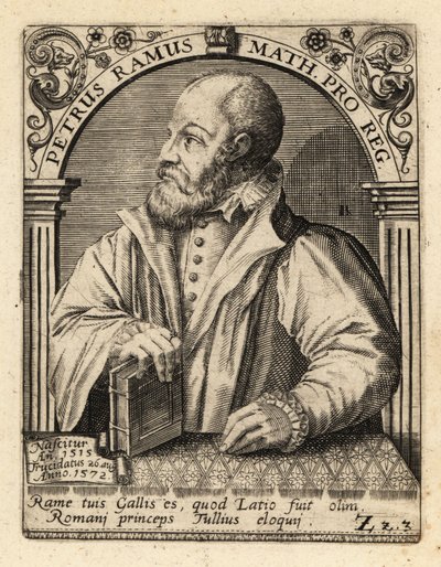 Petrus Ramus, fransk humanist. af Theodore de Bry