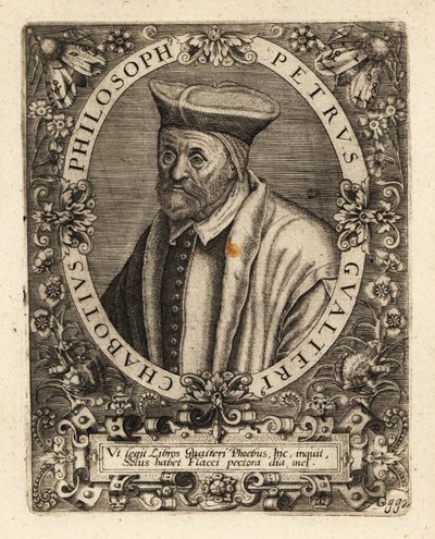 Pierre Gautier Chabot, fransk humanistisk forfatter. af Theodore de Bry