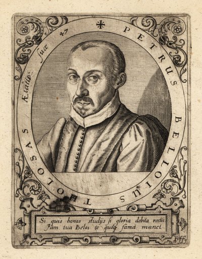 Pierre de Belloy, fransk jurist og dommer. af Theodore de Bry
