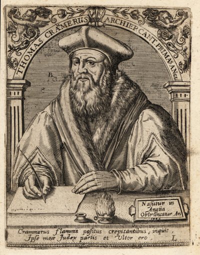 Thomas Cranmer af Theodore de Bry