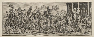 Bacchus triumf. af Theodore de Bry