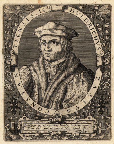 Ulrich Zasius af Theodore de Bry