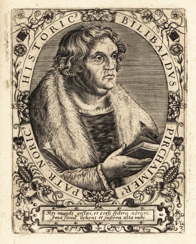 Willibald Pirckheimer, tysk advokat. af Theodore de Bry