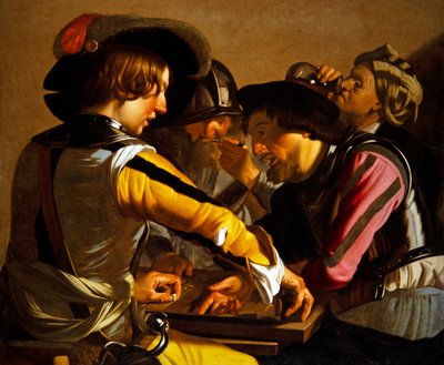Backgammon-spillerne af Theodore van called Dirk Baburen