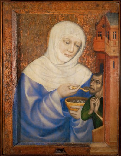 Sankt Elisabeth af Thüringen (tempera på træ) af Theodoric Master