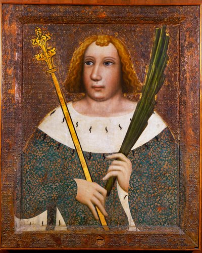 Sankt Vitus, husdyrenes beskytter (tempera på træ) af Theodoric Master