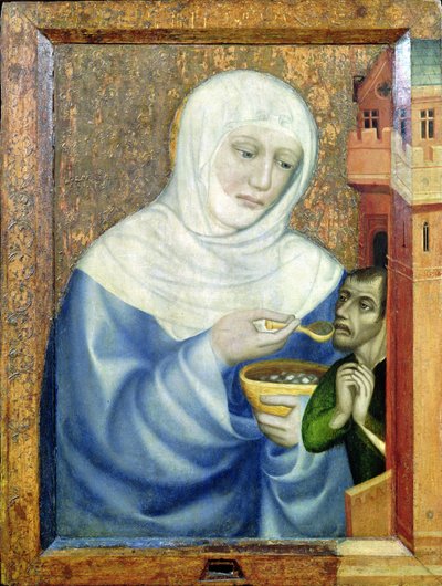 Skt. Elizabeth af Ungarn (1207-31) af Theodoricus of Prague