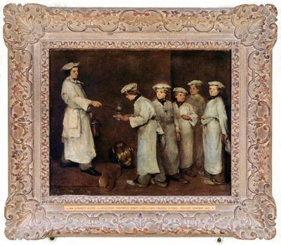 Køkkenscene, begyndelsen af 1860