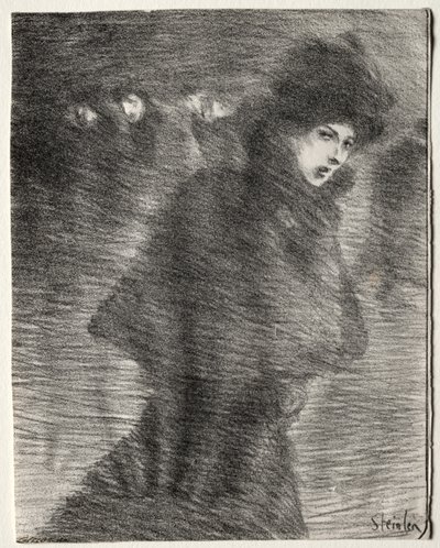 En forbipasserende kvinde af Théophile Alexandre Steinlen