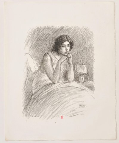 [Morgenhilsen til hende (Værkstedsange)] af Théophile Alexandre Steinlen