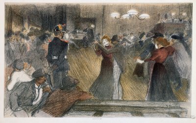 Barrierebal af Théophile Alexandre Steinlen