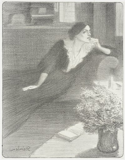 Sang i skumringen af Théophile Alexandre Steinlen