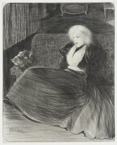 Skrøbelig sang af Théophile Alexandre Steinlen