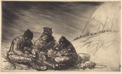 Exodus af Théophile Alexandre Steinlen