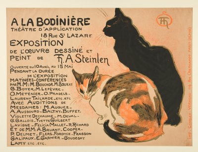 Ausstellung des gezeichneten und gemalten Werks von T. A. Steinlen af Théophile Alexandre Steinlen