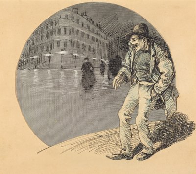 In Love (Forelsket) af Théophile Alexandre Steinlen