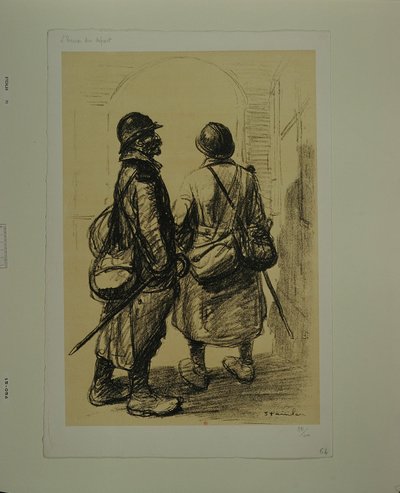 Afrejsens time af Théophile Alexandre Steinlen