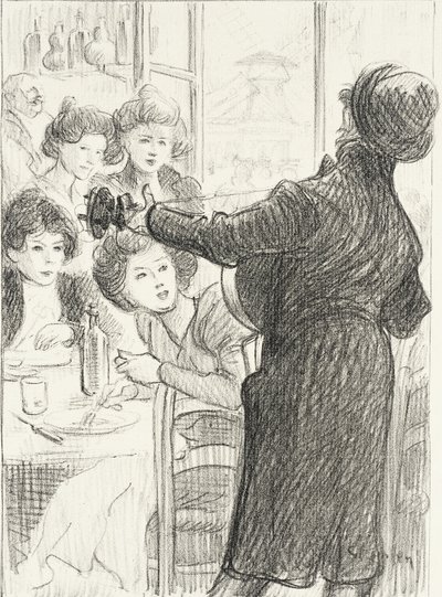 Sangeren fra skoven af Théophile Alexandre Steinlen