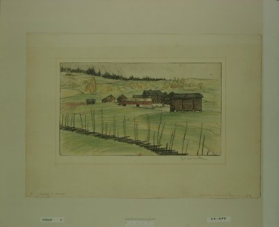 [Landskab i Norge] af Théophile Alexandre Steinlen