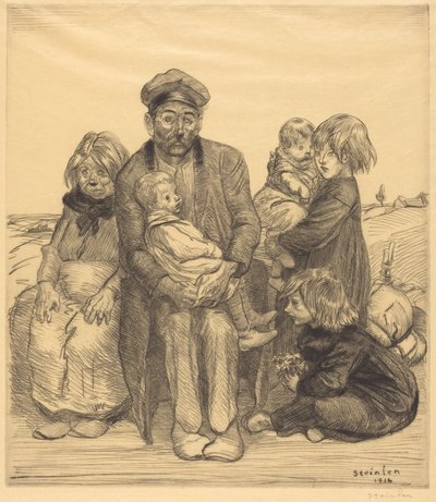Fattige folk af Théophile Alexandre Steinlen