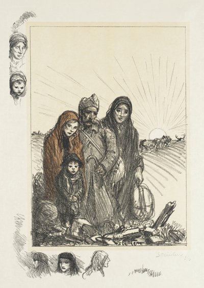 Tilbage til forhallen af Théophile Alexandre Steinlen