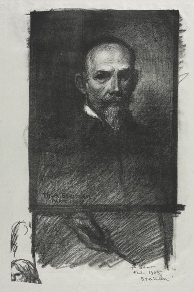 Selvportræt af Théophile Alexandre Steinlen