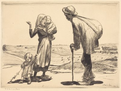 Den fjerne by af Théophile Alexandre Steinlen
