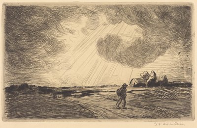 Thunder Storm (Tordenvejr) af Théophile Alexandre Steinlen
